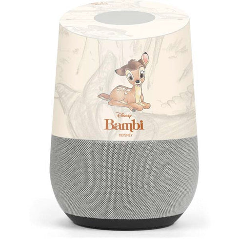 Disney Bambi Sketched Portrait Google Home Skin